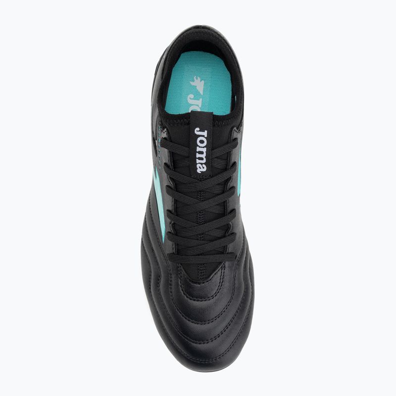Men's football boots Joma Powerful SG black turquoise 5
