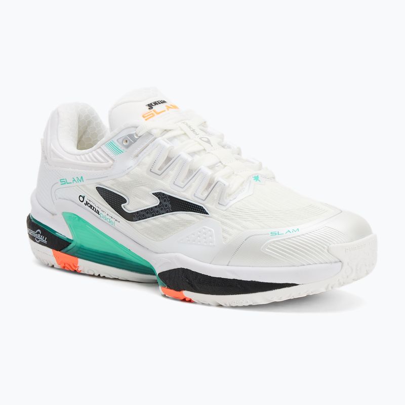 Men's padel shoes Joma Slam OM white/ turquoise