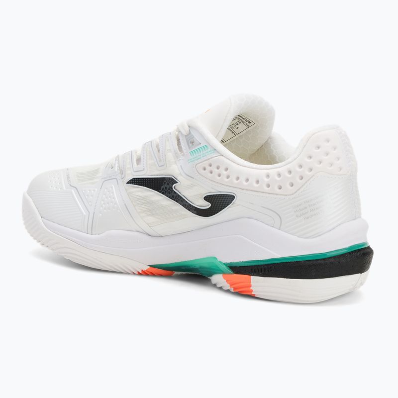 Men's padel shoes Joma Slam OM white/ turquoise 3