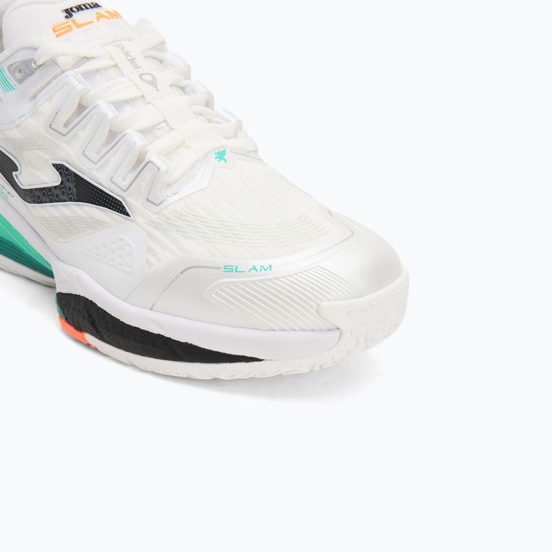 Men's padel shoes Joma Slam OM white/ turquoise 7