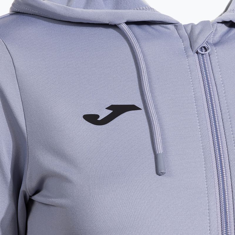 Women's tennis sweatshirt Joma Sculpture II Zip-Up Hoodie W blue 3