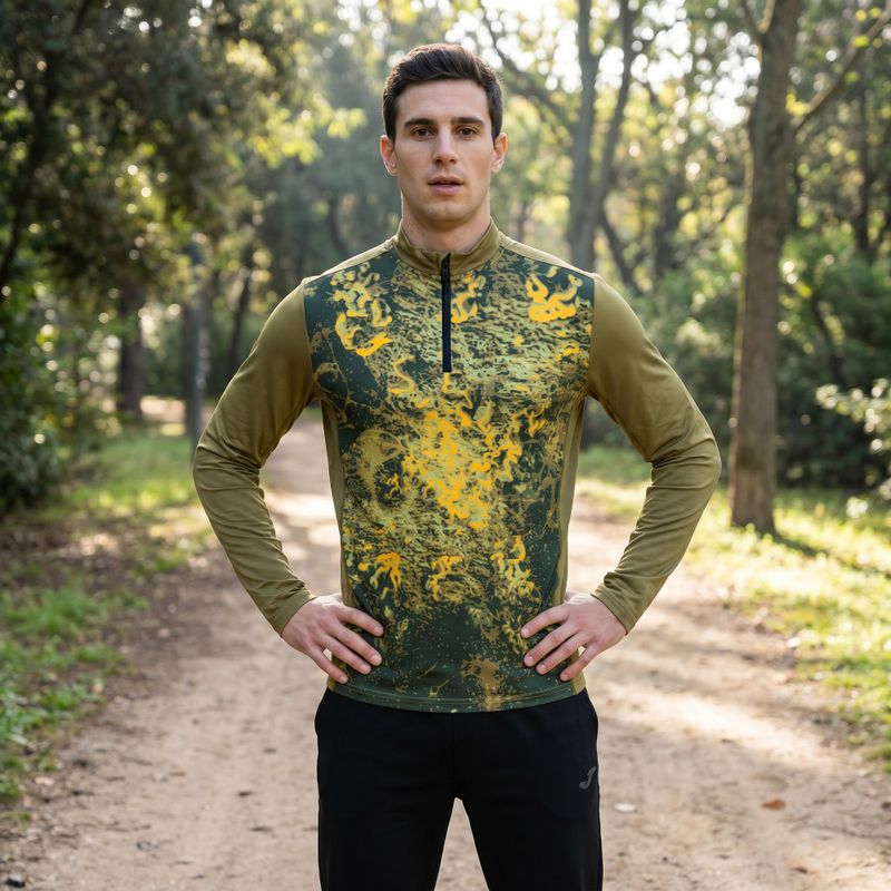 Men's Joma R-Nature green running longsleeve 9