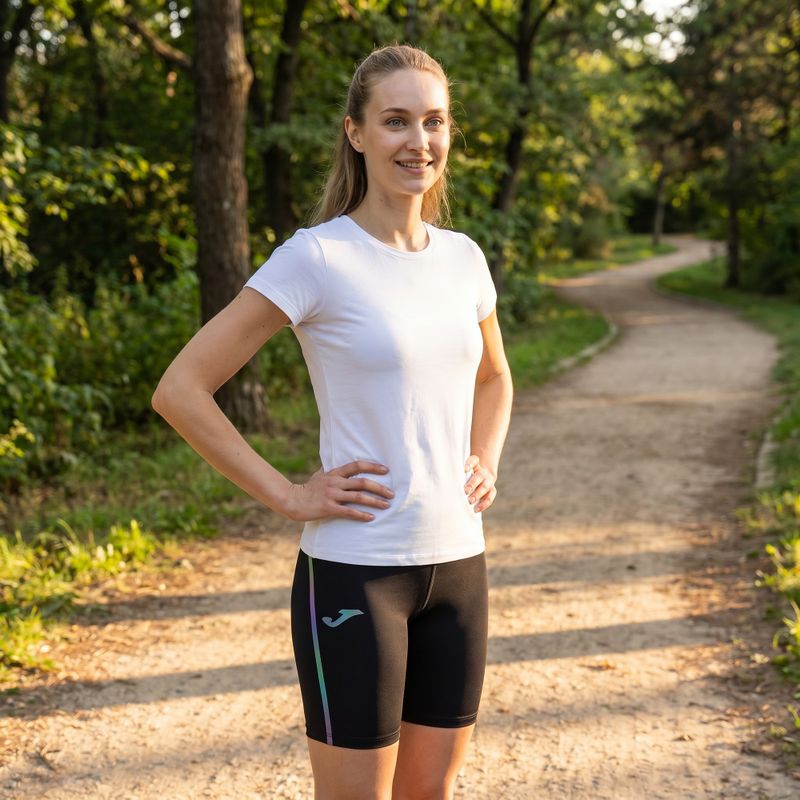 Women's running shorts Joma R-City Iconic black 15