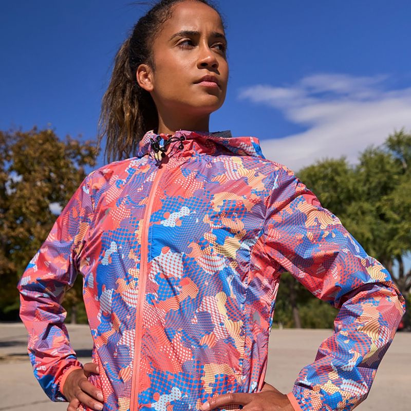 Women's running jacket Joma R-City coral 9
