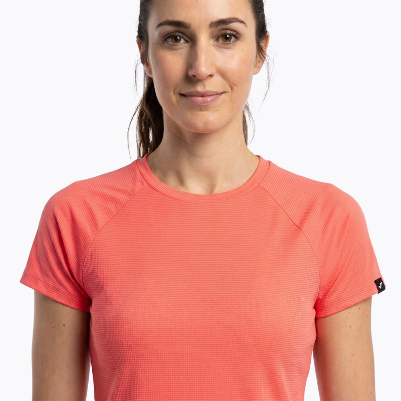 Women's running shirt Joma R-Night Iconic coral 4