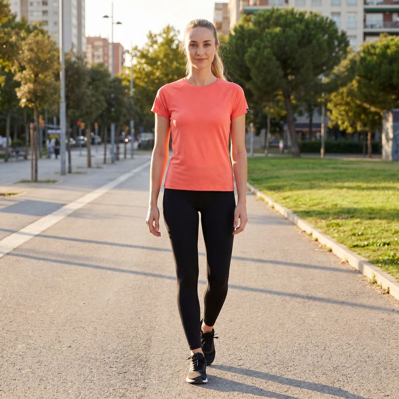 Women's running shirt Joma R-Night Iconic coral 9