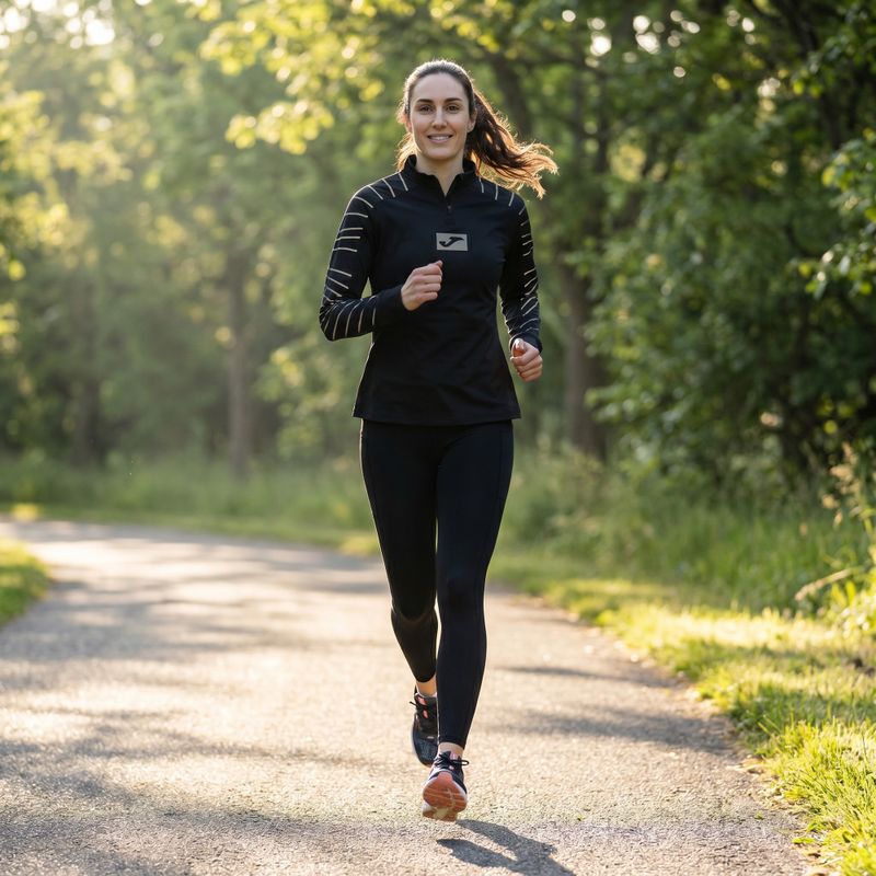 Women's Joma R-Night running sweatshirt black 13