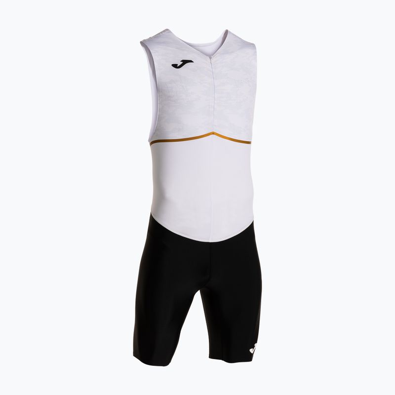 Men's triathlon suit Joma Record III Bodysuit white/black
