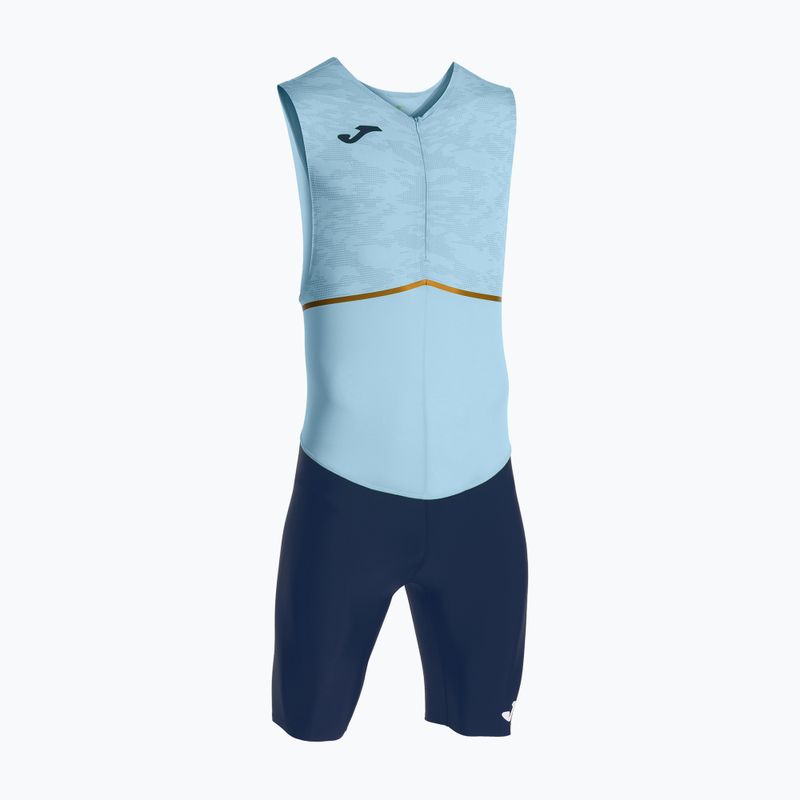 Men's triathlon suit Joma Record III Bodysuit sky blue-navy