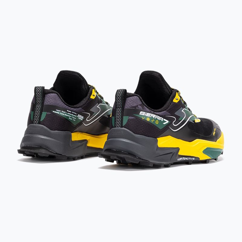 Men's Joma Sierra black/lemon running shoes 3