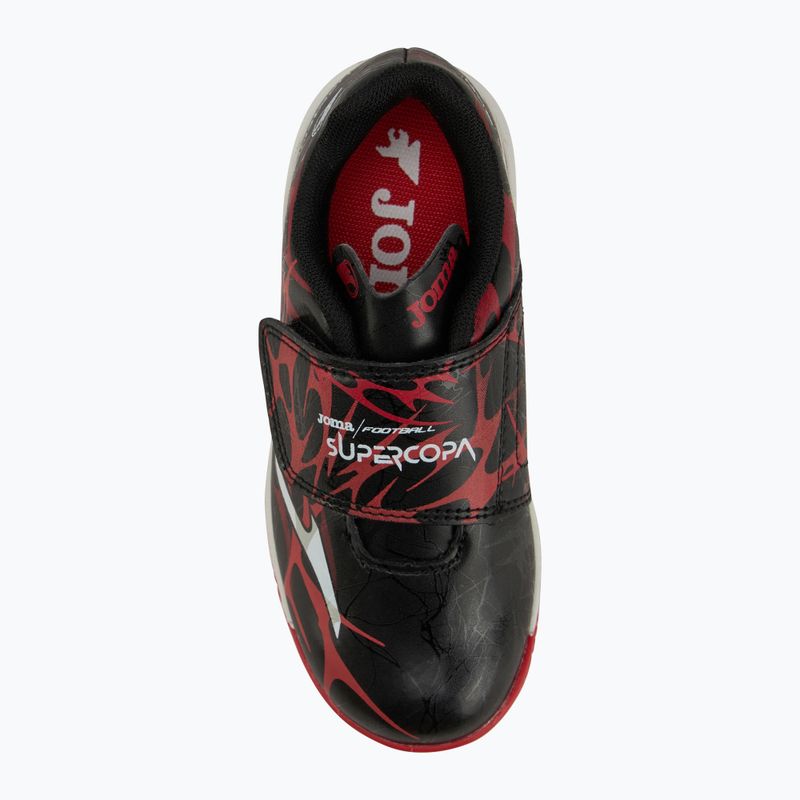Children's football boots Joma Super Copa Jr IN black 5