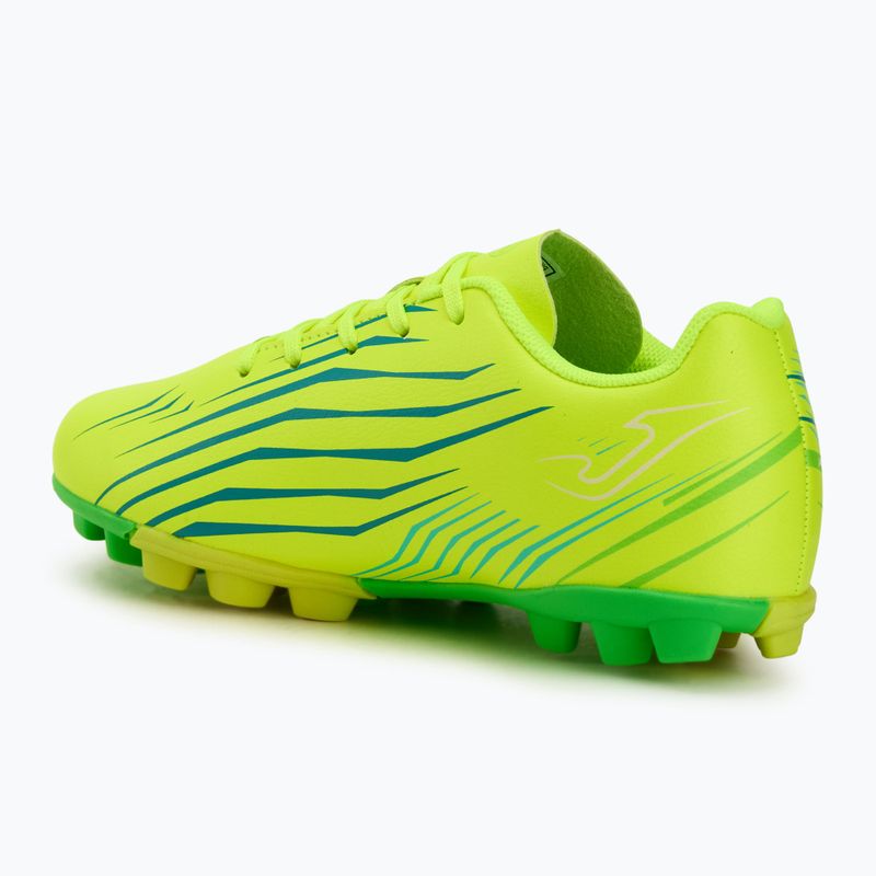 Children's football boots Joma Propulsion Jr HG fluor lemon 3