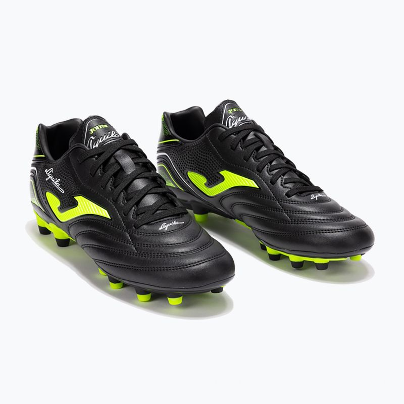 Men's football boots Joma Aguila FG black/yellow 9