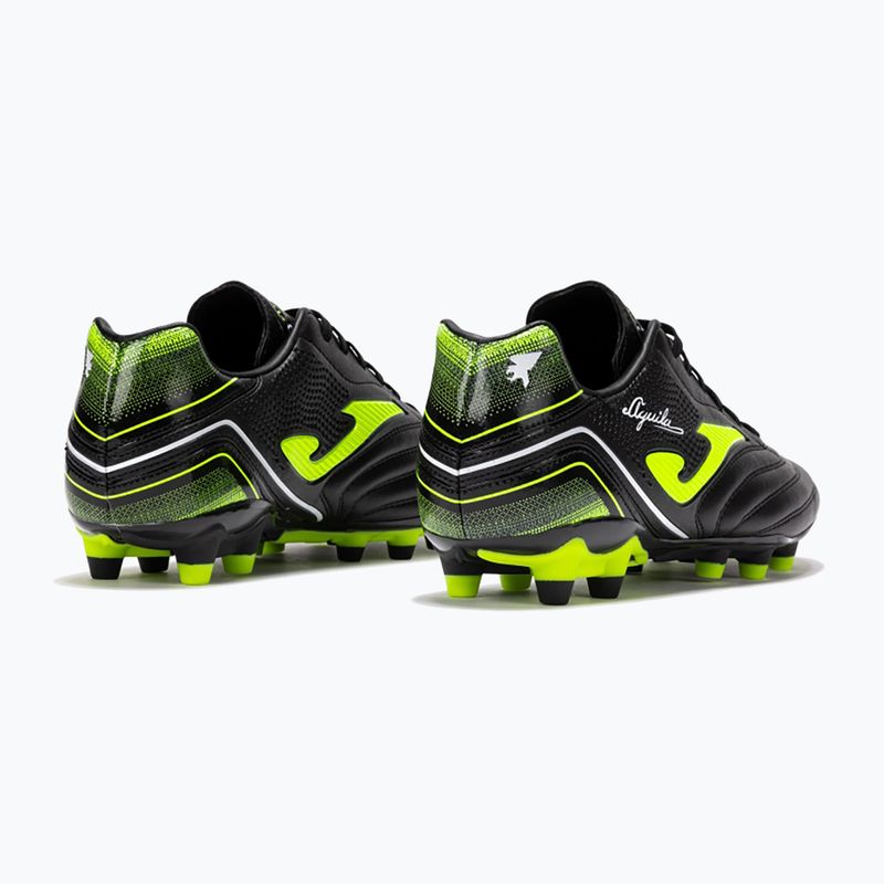 Men's football boots Joma Aguila FG black/yellow 10