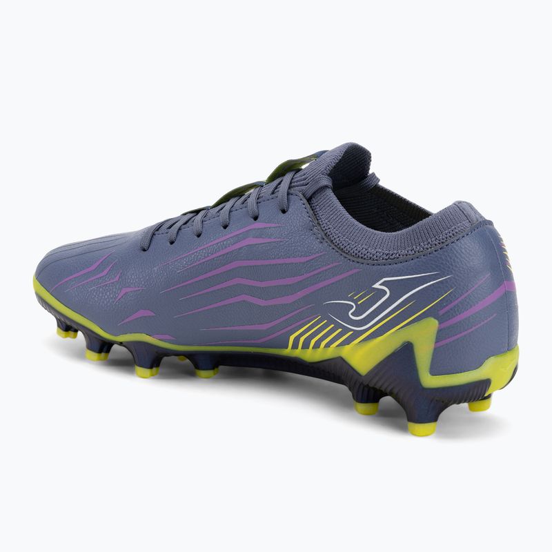Men's football boots Joma Propulsion Cup FG purple/yellow 3