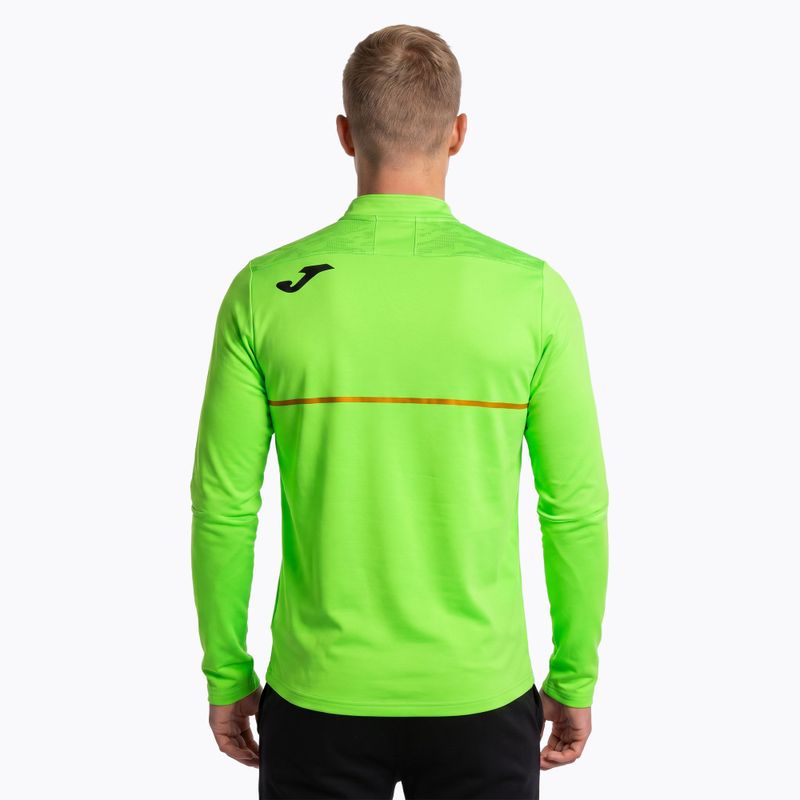 Men's Joma Record III fluor green running sweatshirt 3