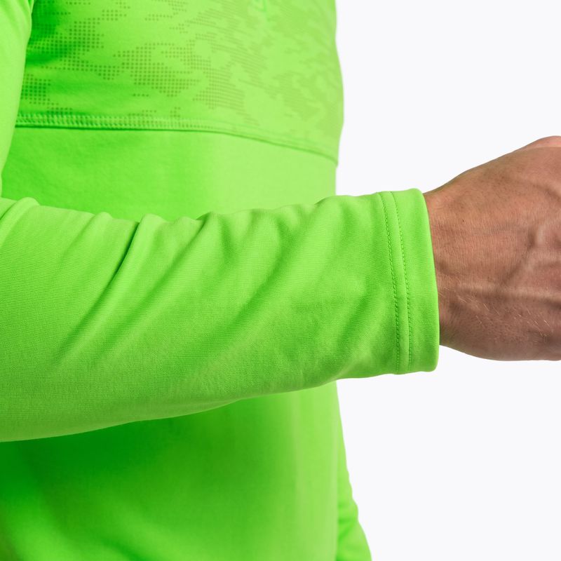 Men's Joma Record III fluor green running sweatshirt 4