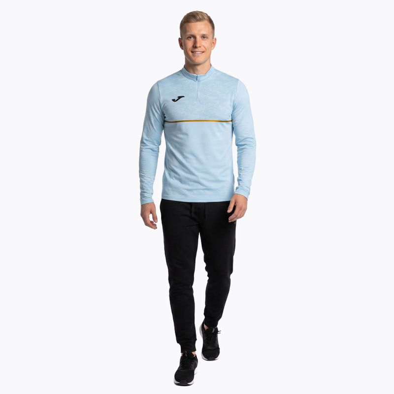 Men's Joma Record III running sweatshirt light blue 2