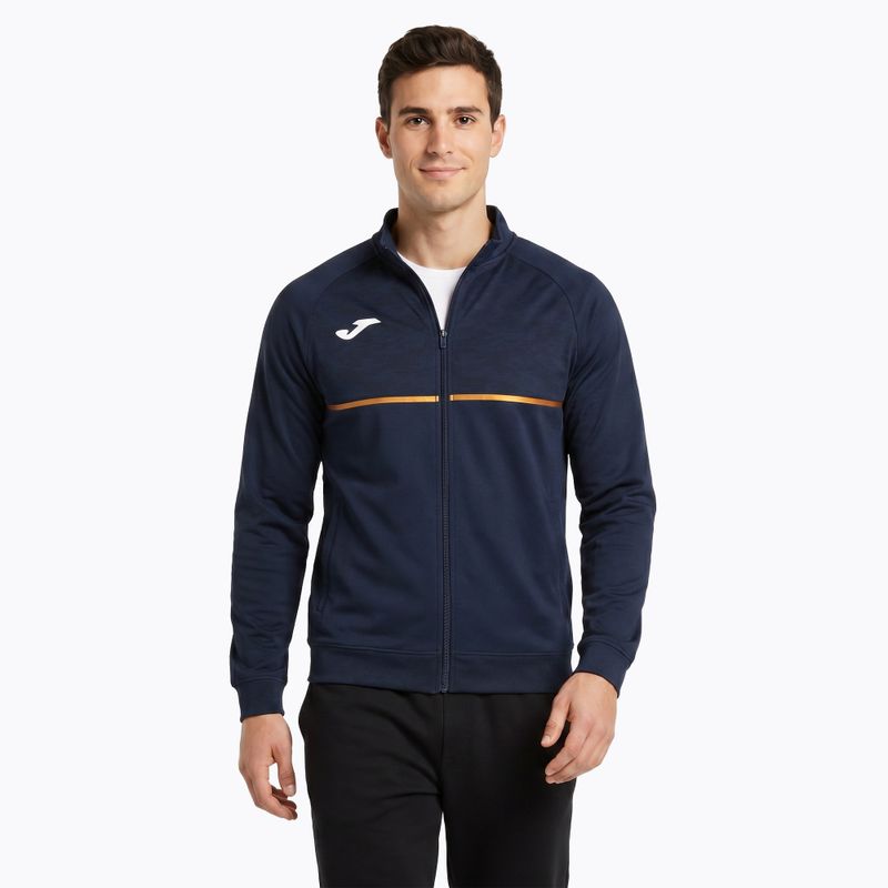 Men's Joma Record III Full Zip running sweatshirt navy 3