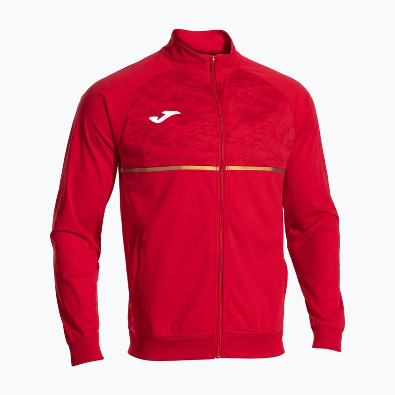 Men's Joma Record III Full Zip running sweatshirt red