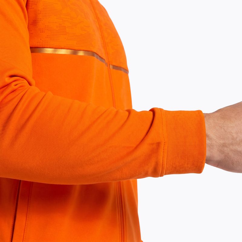 Men's Joma Record III Full Zip running sweatshirt orange 4