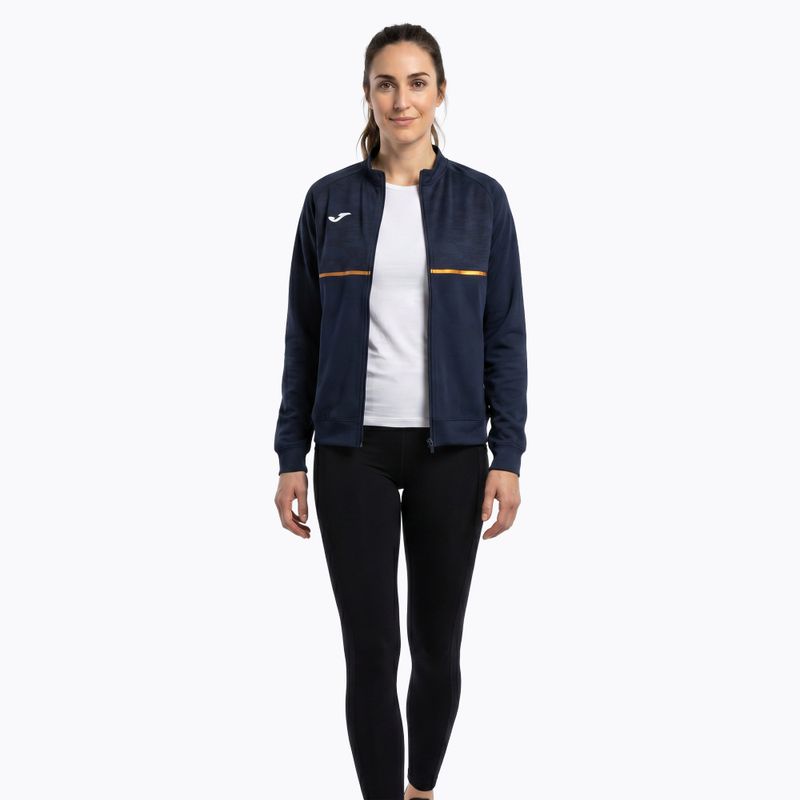 Women's Joma Record III Full Zip running sweatshirt navy 2