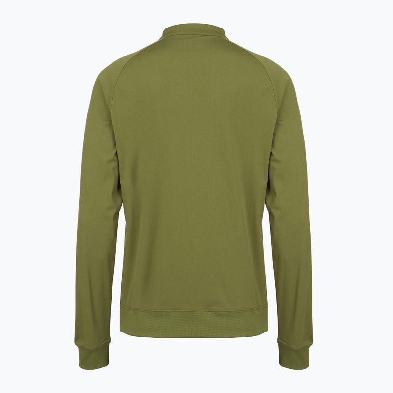 Women's Joma Record III Full Zip green running sweatshirt 2