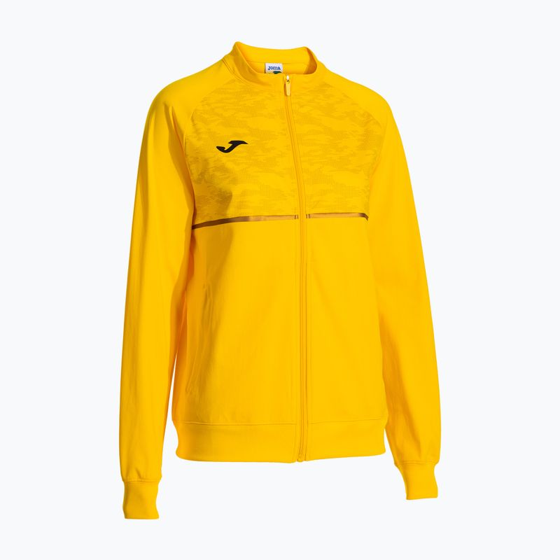 Women's Joma Record III Full Zip running sweatshirt yellow
