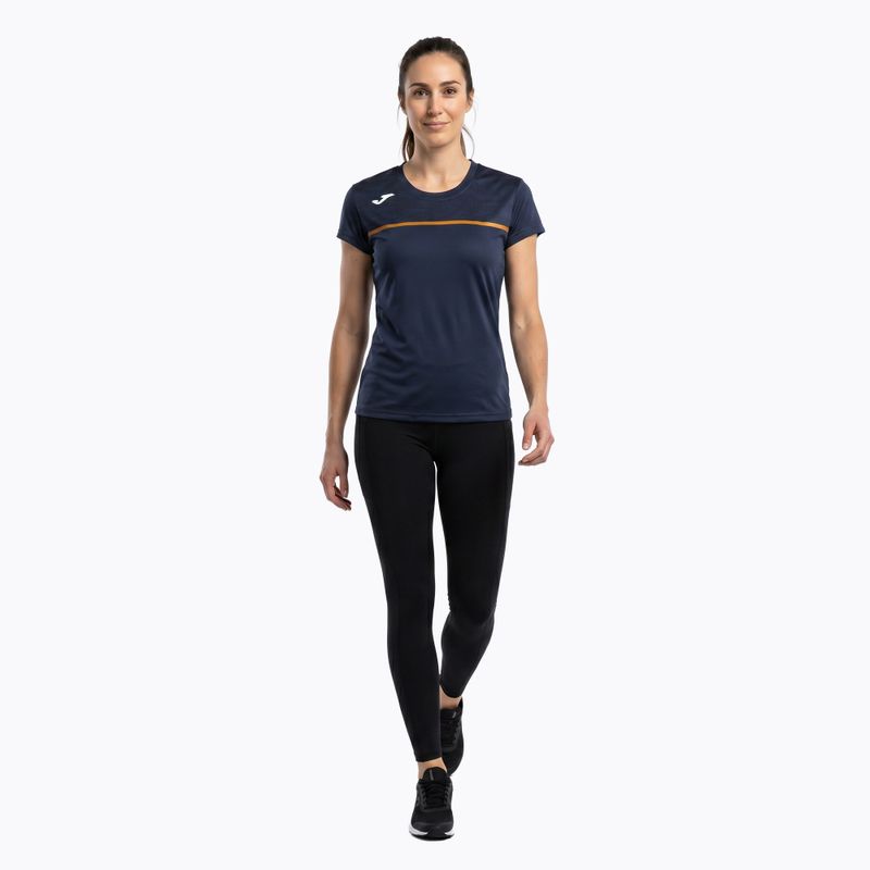 Joma Record III women's running shirt navy 2