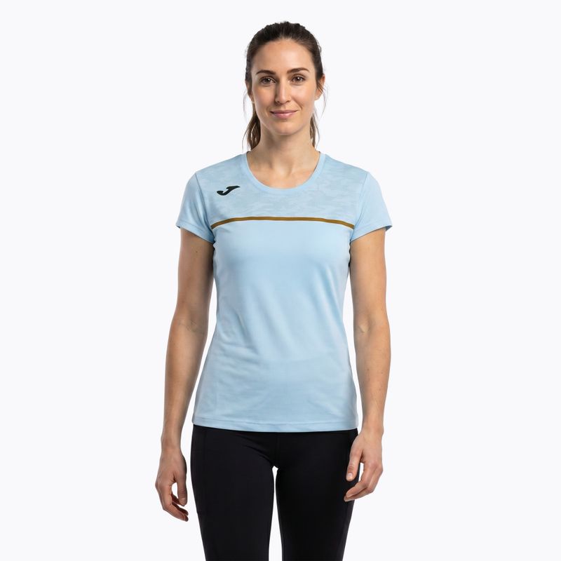 Joma Record III women's running shirt light blue 3