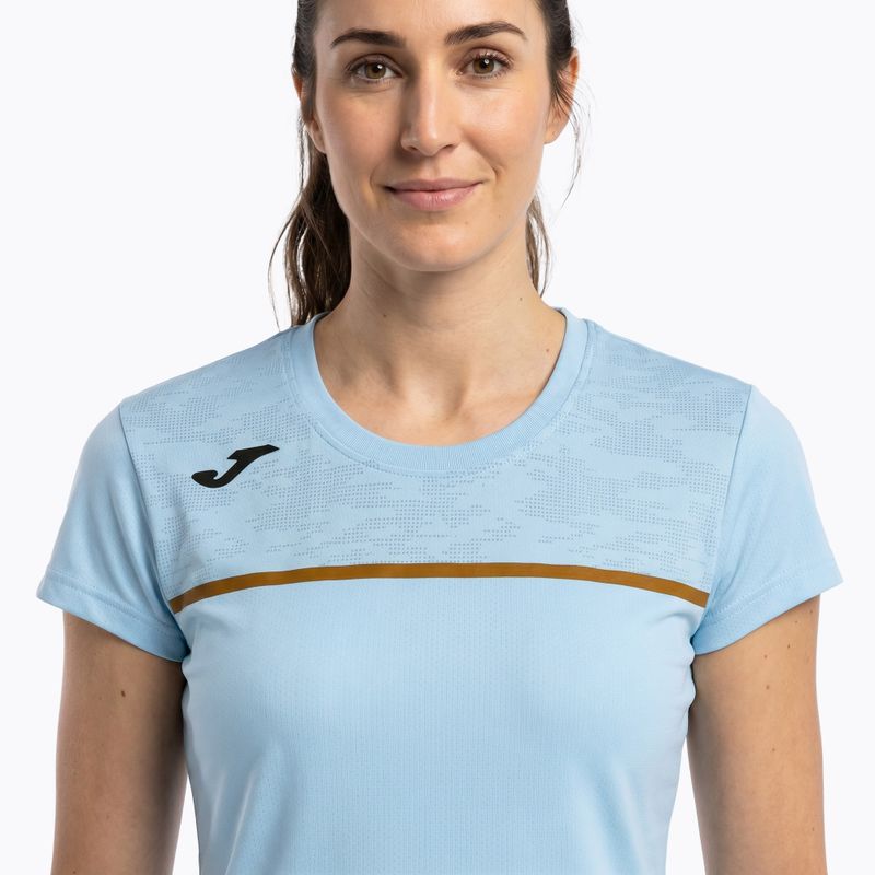 Joma Record III women's running shirt light blue 4