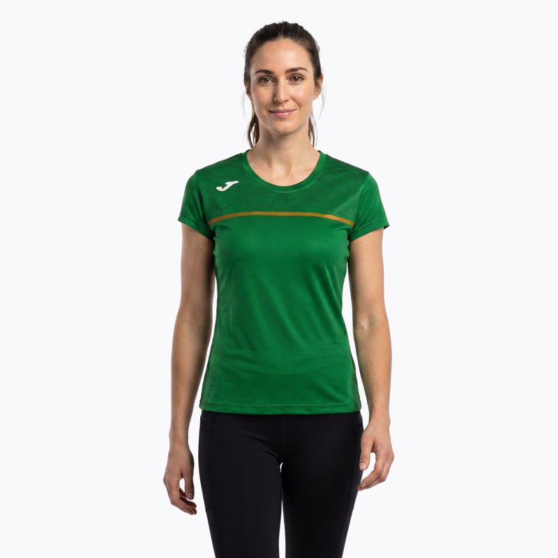 Women's running shirt Joma Record III green