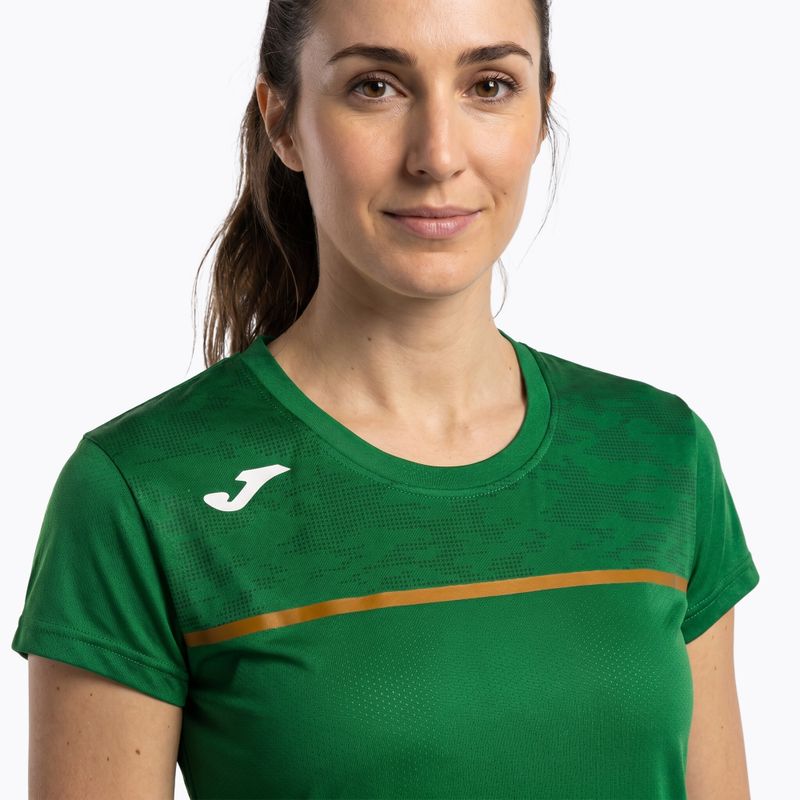 Women's running shirt Joma Record III green 4