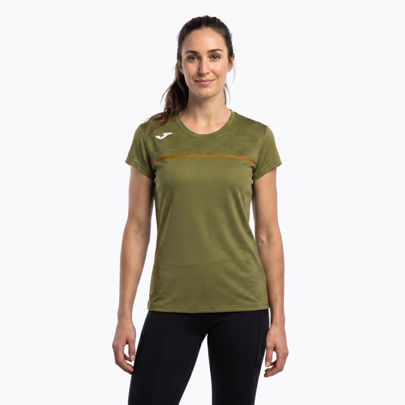 Joma Record III women's running shirt khaki