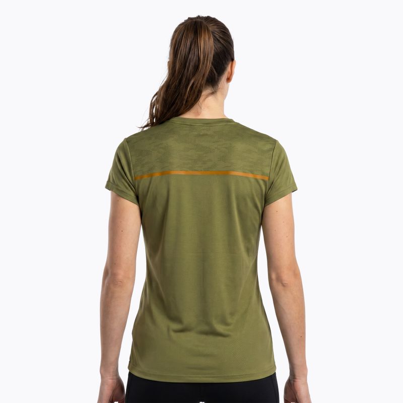 Joma Record III women's running shirt khaki 2