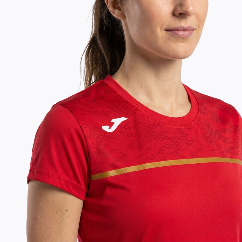 Women's running shirt Joma Record III red 4
