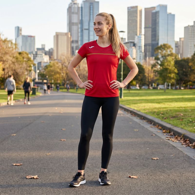 Women's running shirt Joma Record III red 6
