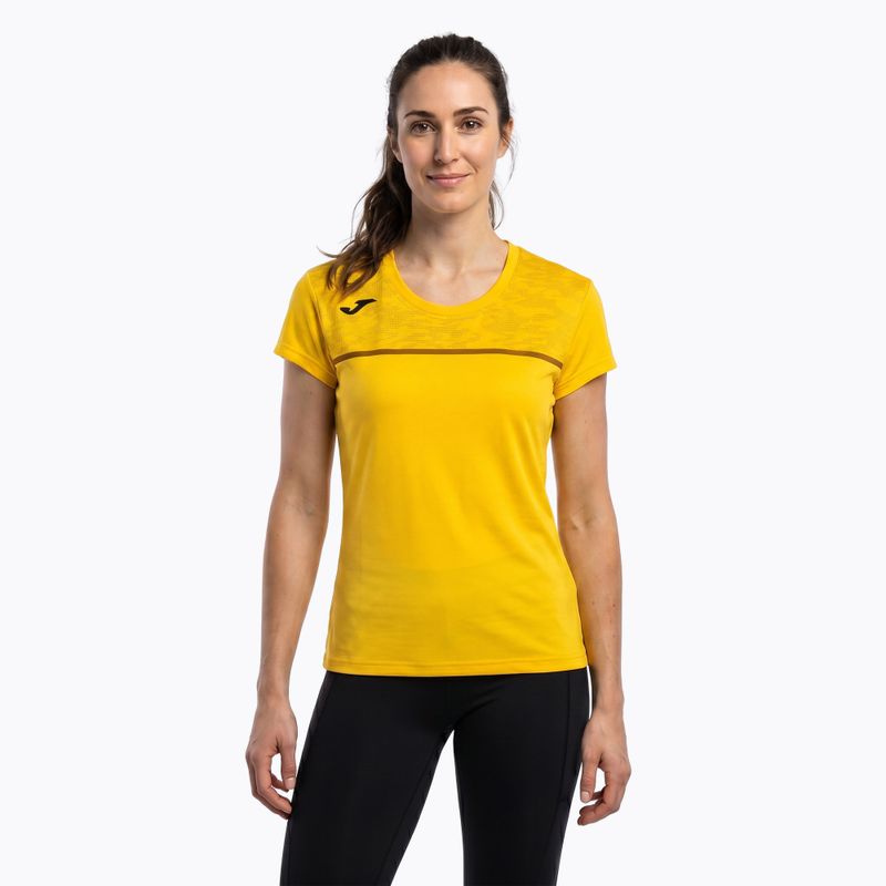 Joma Record III women's running shirt yellow 3