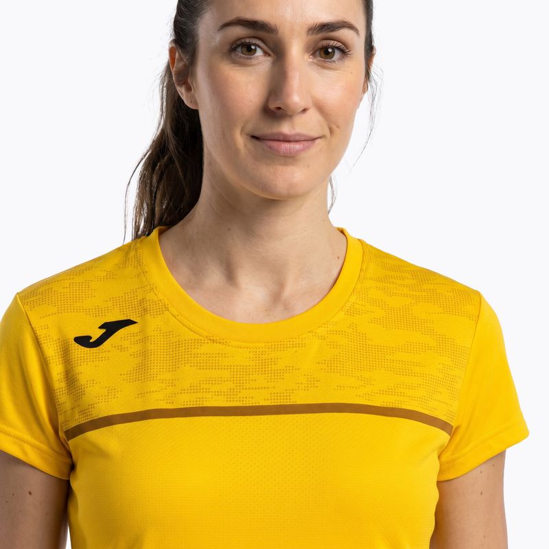 Joma Record III women's running shirt yellow 4