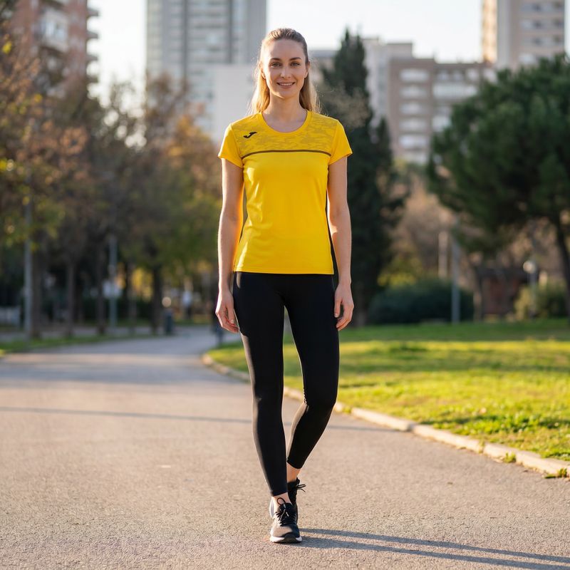 Joma Record III women's running shirt yellow 6