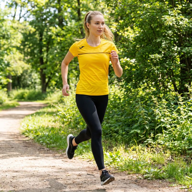 Joma Record III women's running shirt yellow 7
