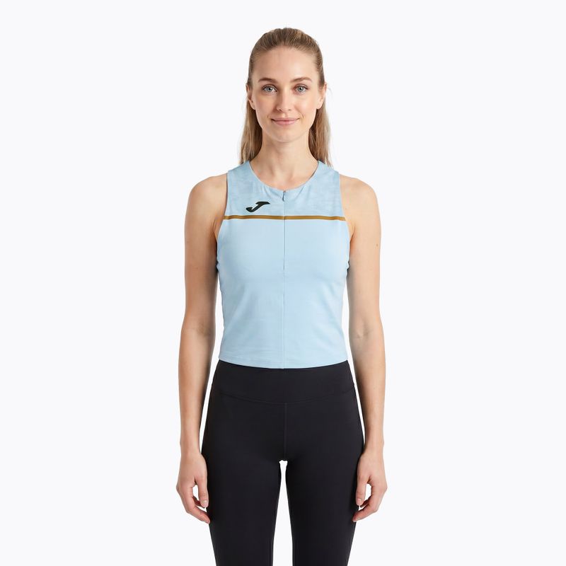 Women's Joma Record III Top light blue running shirt