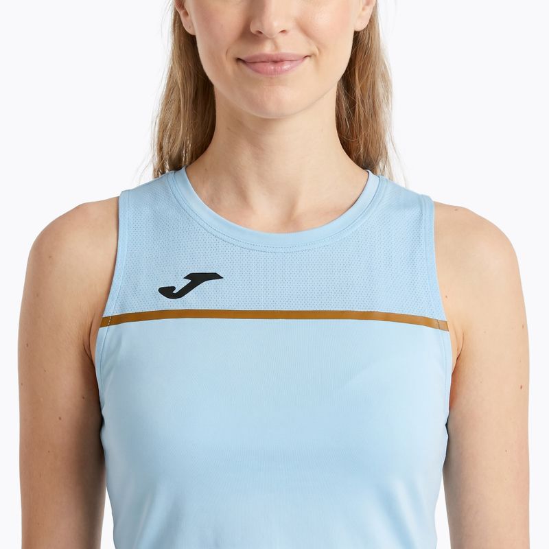 Women's Joma Record III Top light blue running shirt 3