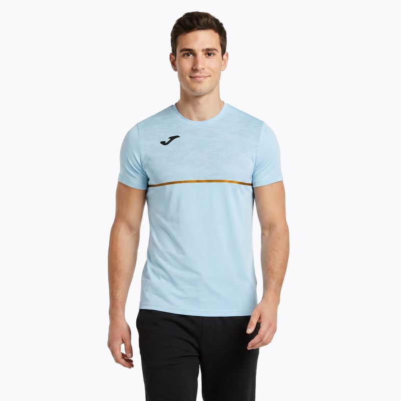 Joma Record III men's running shirt light blue 2