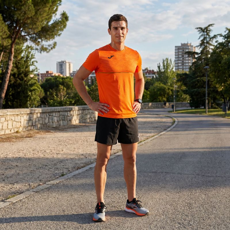 Men's Joma Record III running shirt orange 6