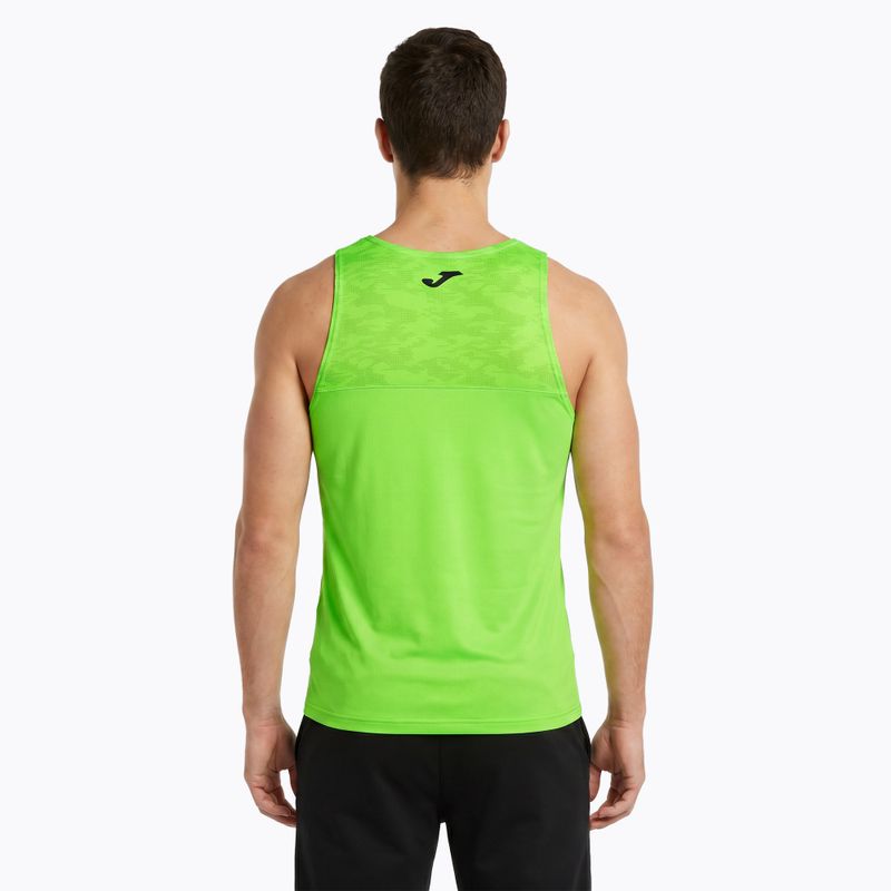 Men's Joma Record III fluor green running shirt 2