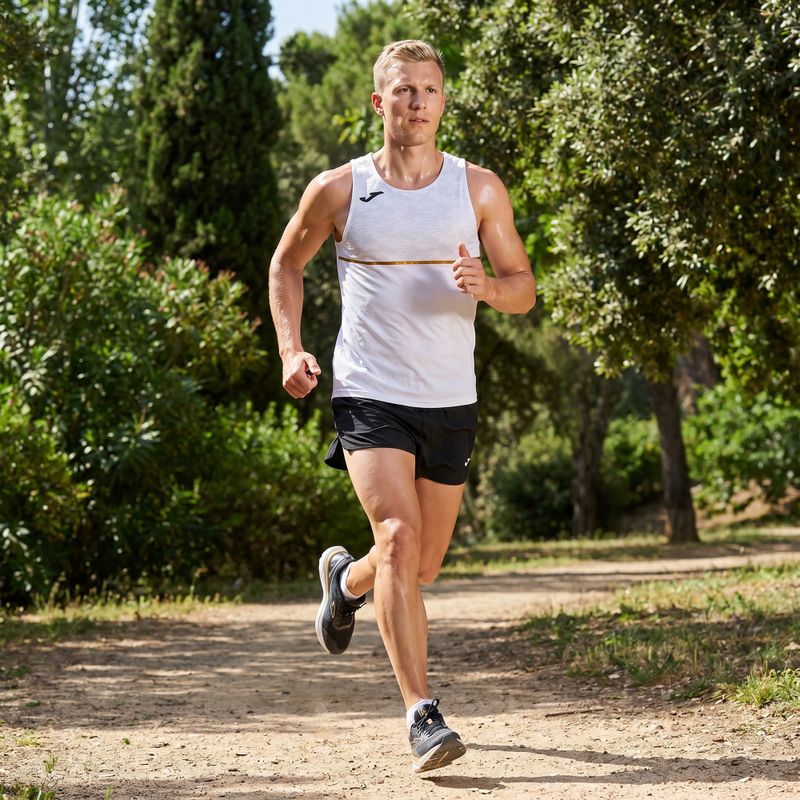Men's Joma Record III running shirt white 3