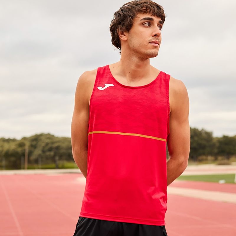 Men's Joma Record III running shirt red 2