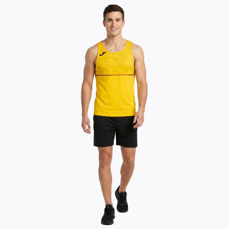 Men's Joma Record III running shirt yellow 2