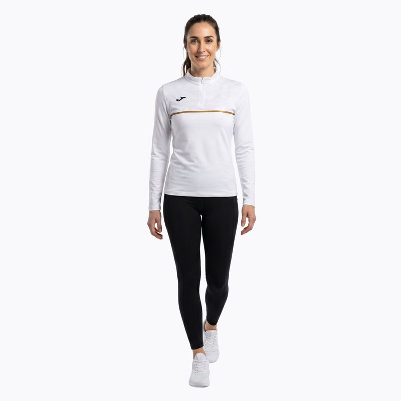 Joma Record III women's running sweatshirt white 2
